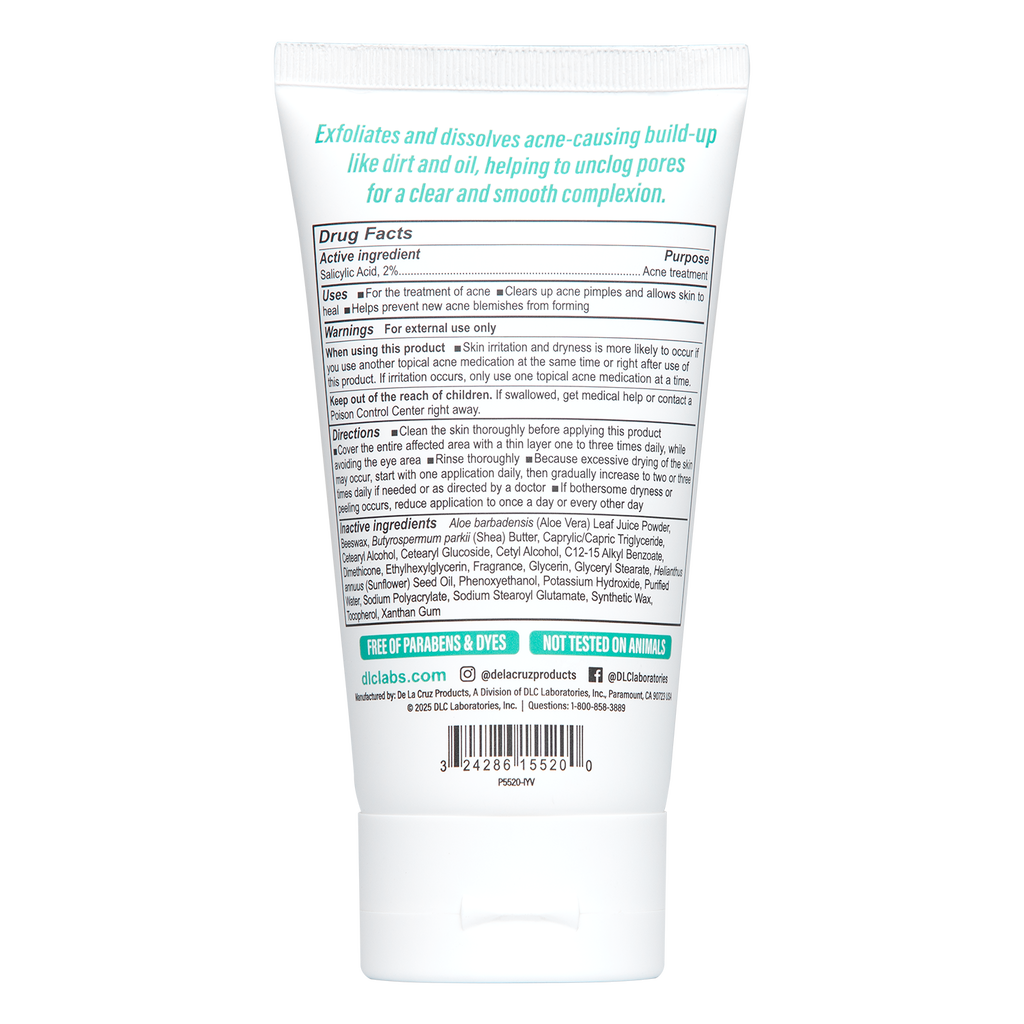De La Cruz® Tratamiento para el acné de máxima potencia con 10 % de azufre 2.6 OZ. (74 g)