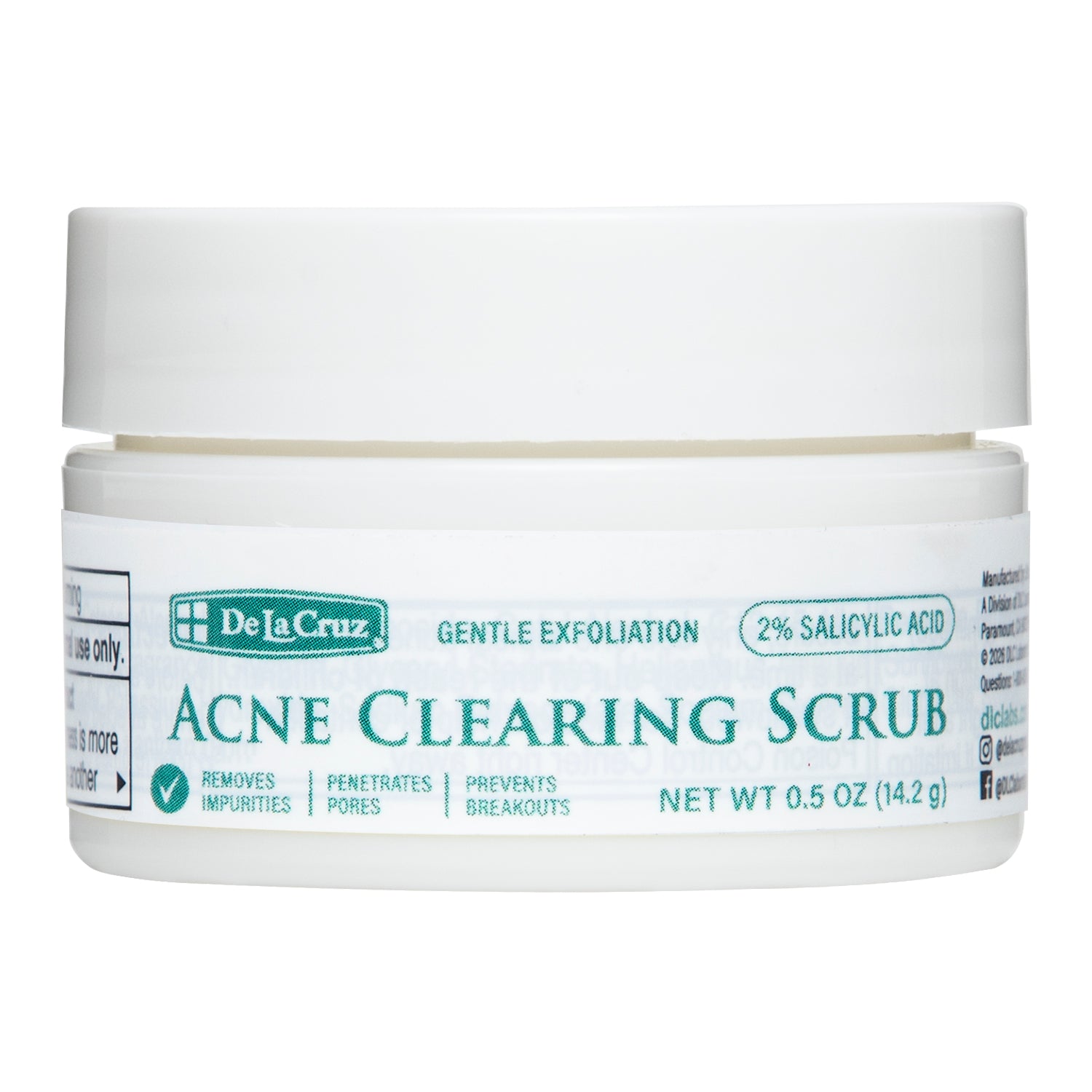 De La Cruz® Tratamiento para el acné de máxima potencia con 10 % de azufre 2.6 OZ. (74 g)