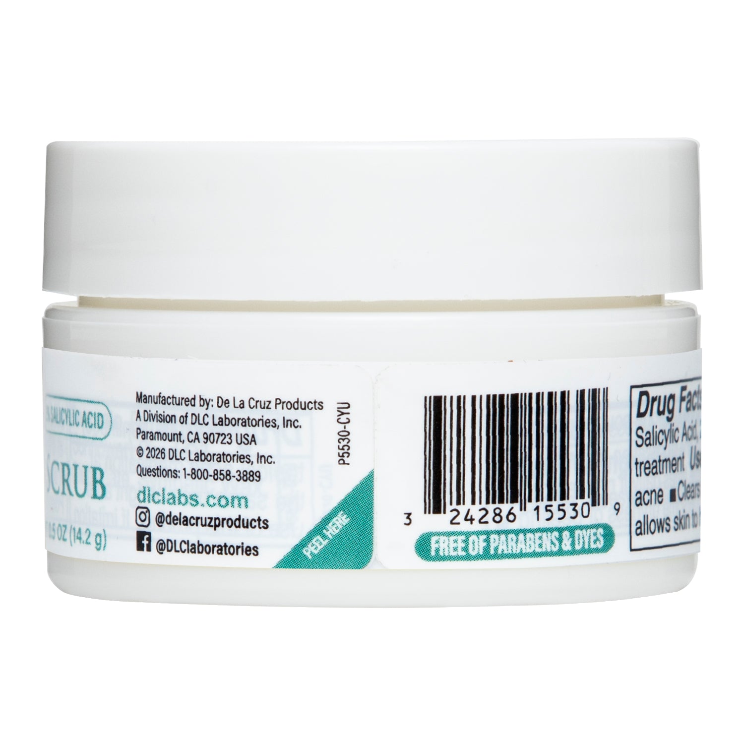 De La Cruz® Tratamiento para el acné de máxima potencia con 10 % de azufre 2.6 OZ. (74 g)