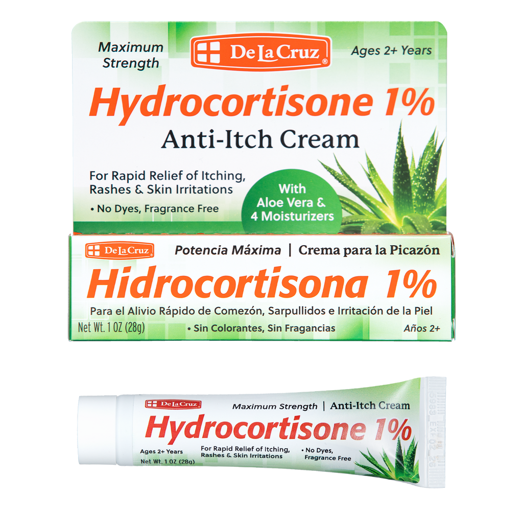 De La Cruz® 1% Hidrocortisona Crema Antiarrugas 1 OZ (28 g)