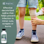 De La Cruz®  Decolorized Iodine First Aid Antiseptic  2 FL. OZ. (60mL) - EXP. 09/2026