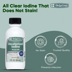 De La Cruz®  Decolorized Iodine First Aid Antiseptic  2 FL. OZ. (60mL) - EXP. 09/2026