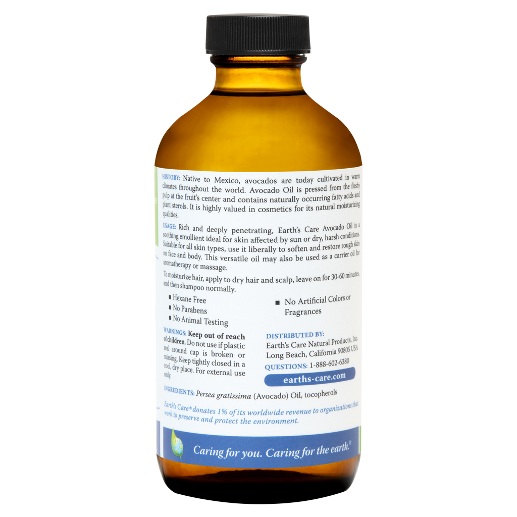 Earth's Care® Aceite de Aguacate Prensado por Expulsor 8 FL OZ (236 mL)
