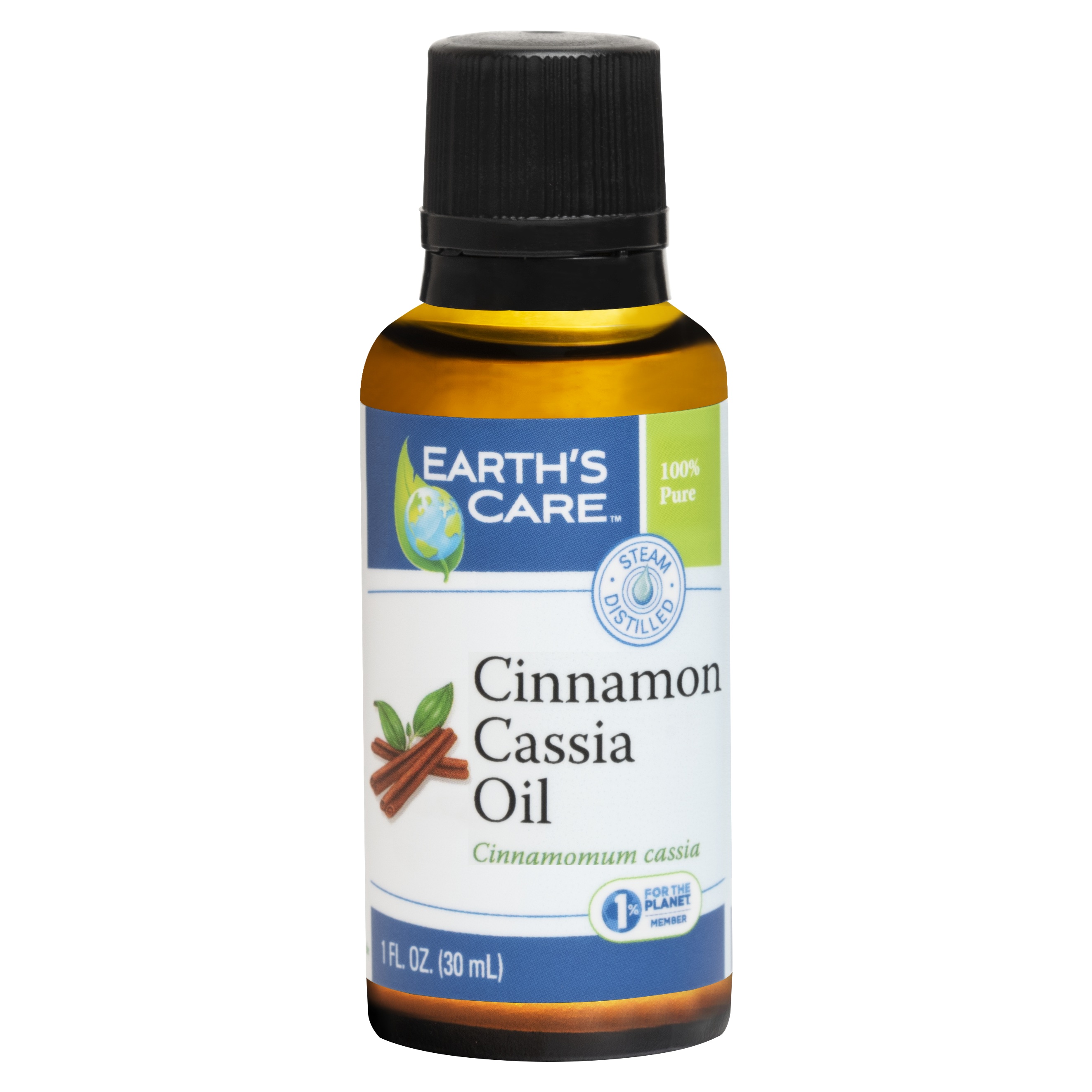 Earth's Care® Aceite Esencial de Canela 100% Puro 1 FL. OZ. (30ml)