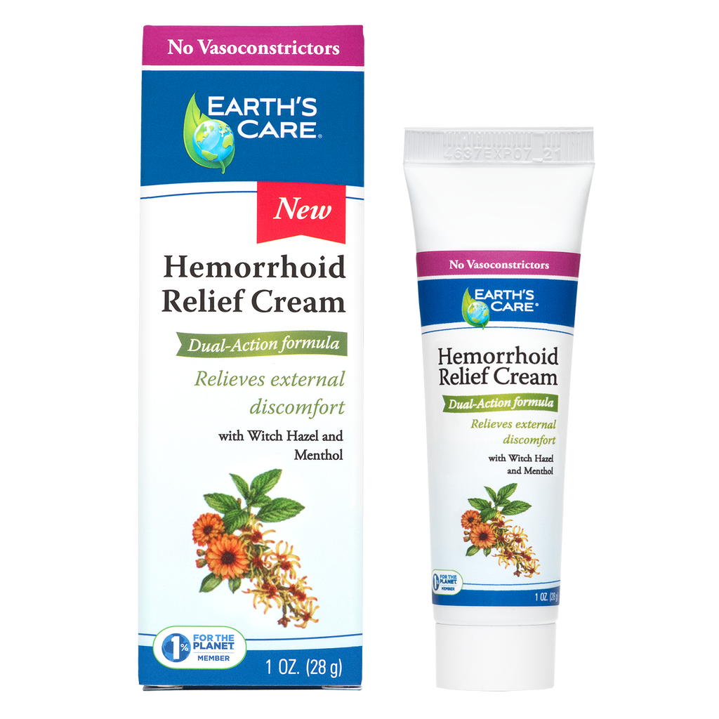 Earth's Care® Crema para el alivio de las hemorroides 1 OZ (28 g)