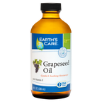 Aceite de semilla de uva prensado por expulsor Earth's Care® 8 FL OZ (236 ml)