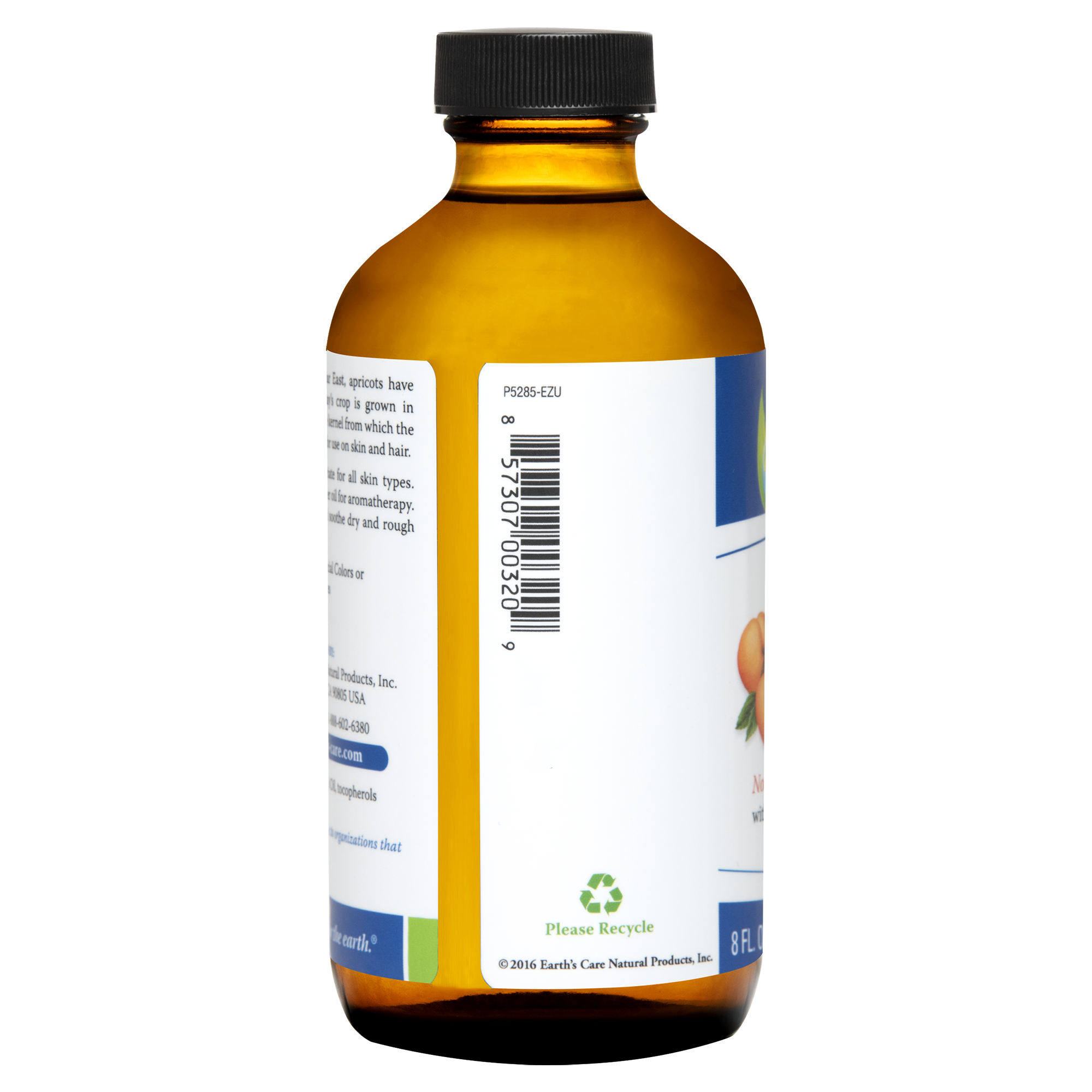 Earth's Care® Aceite de Albaricoque Prensado por Expulsor 8 FL OZ (236 mL)