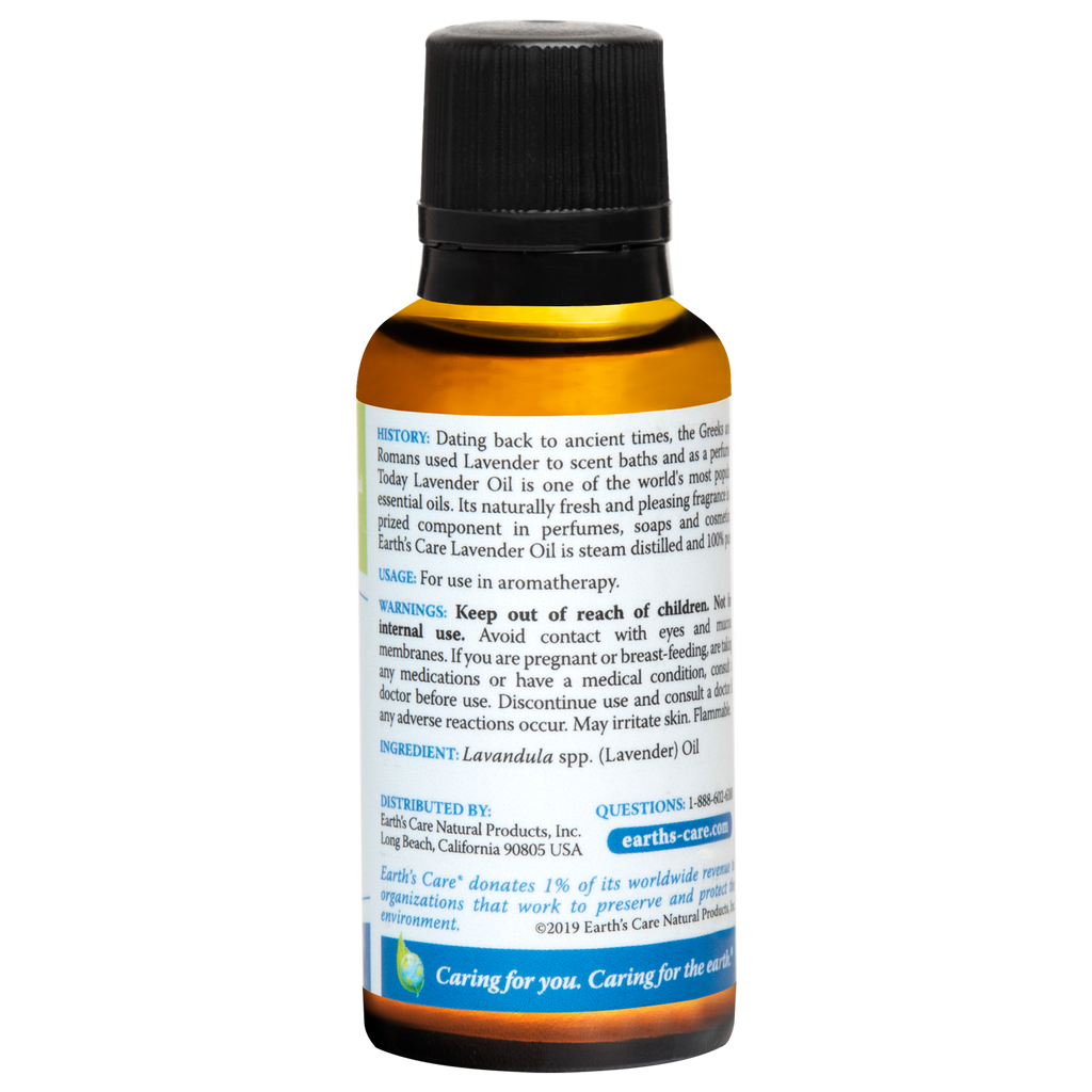 Earth's Care® Aceite Esencial de Lavanda 100% Puro 1 FL. OZ. (30ml)