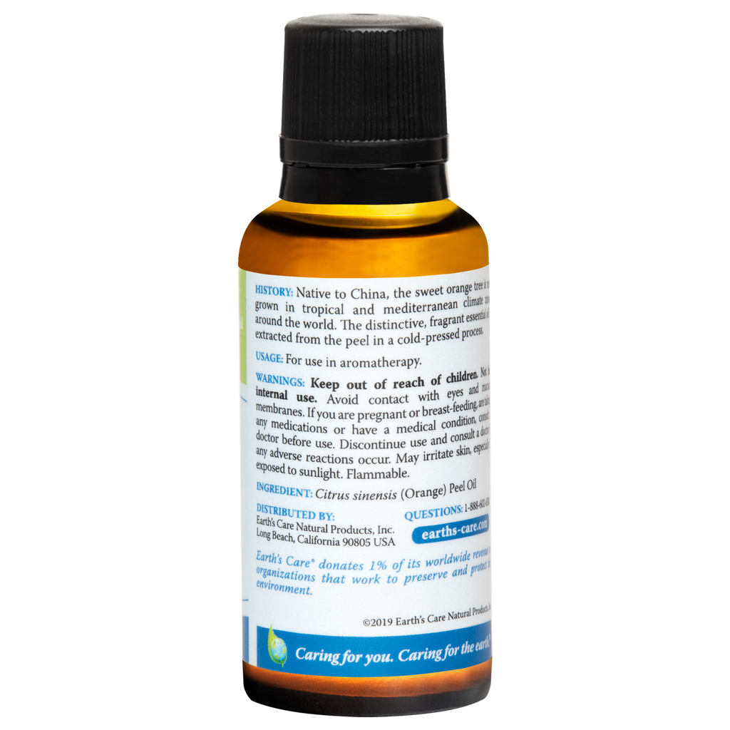 Earth's Care® Aceite Esencial de Naranja 100% Puro 1 FL. OZ. (30ml)