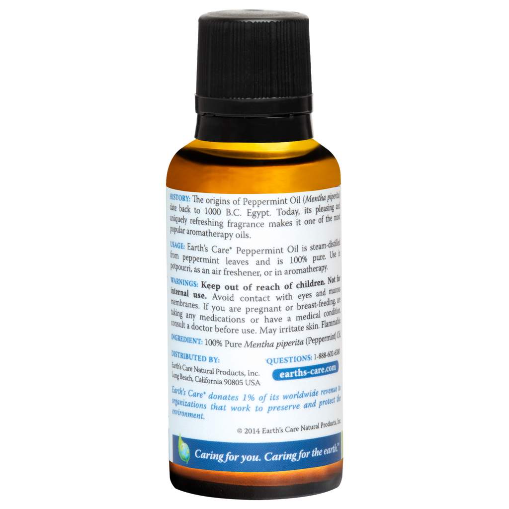 Earth's Care® Aceite Esencial de Menta 100% Puro 1 FL. OZ. (30mL)