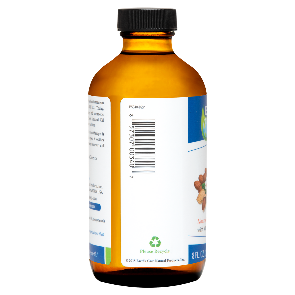Earth's Care® Aceite de Almendras Dulces Prensado con Expulsor 8 FL OZ (236 mL)