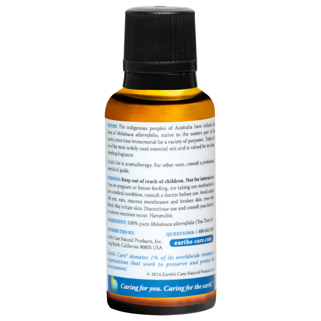 Earth's Care® Aceite Esencial de Árbol de Té 100% Puro 1 FL. OZ. (30mL)