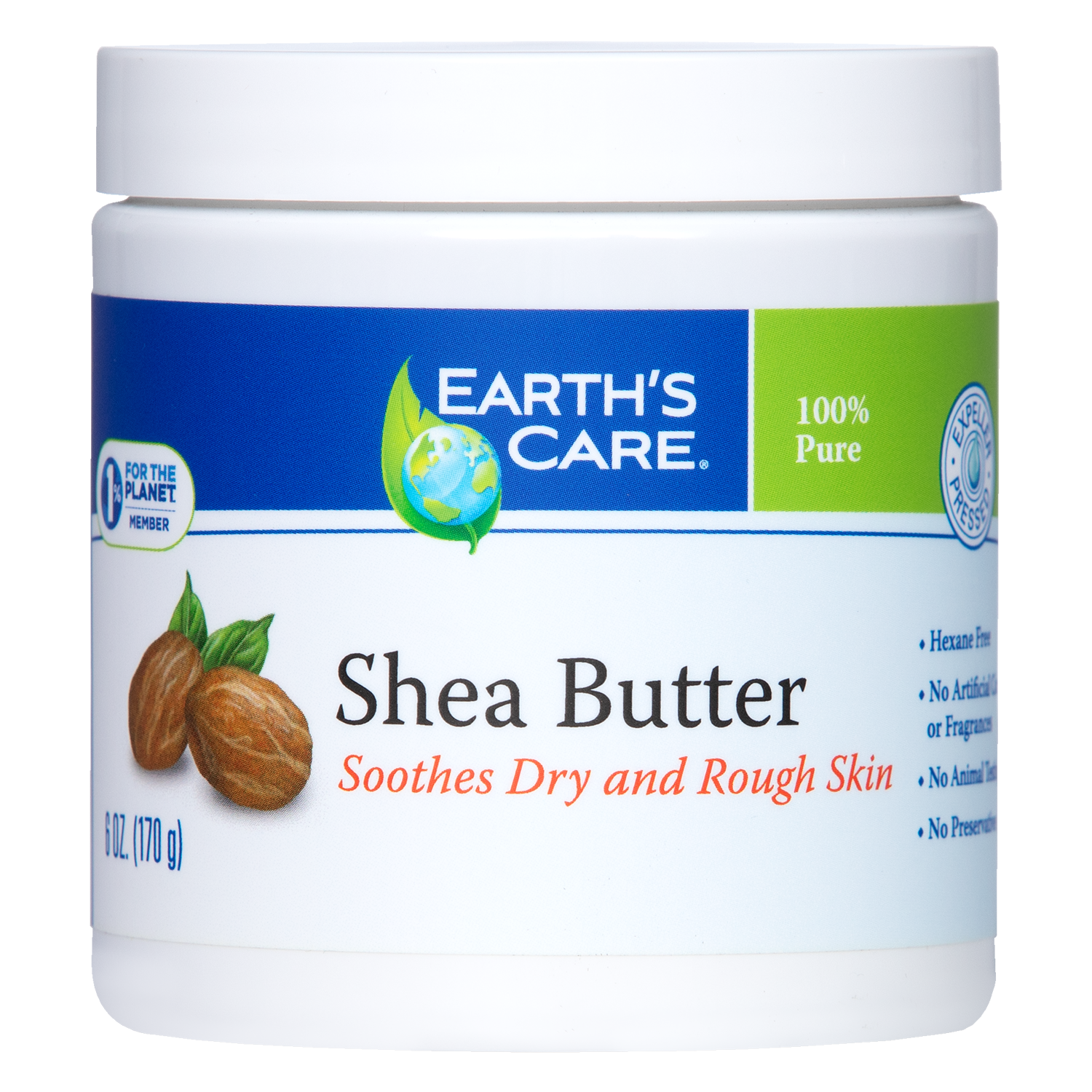 Earth's Care® Manteca de Karité 6 OZ (170 g)