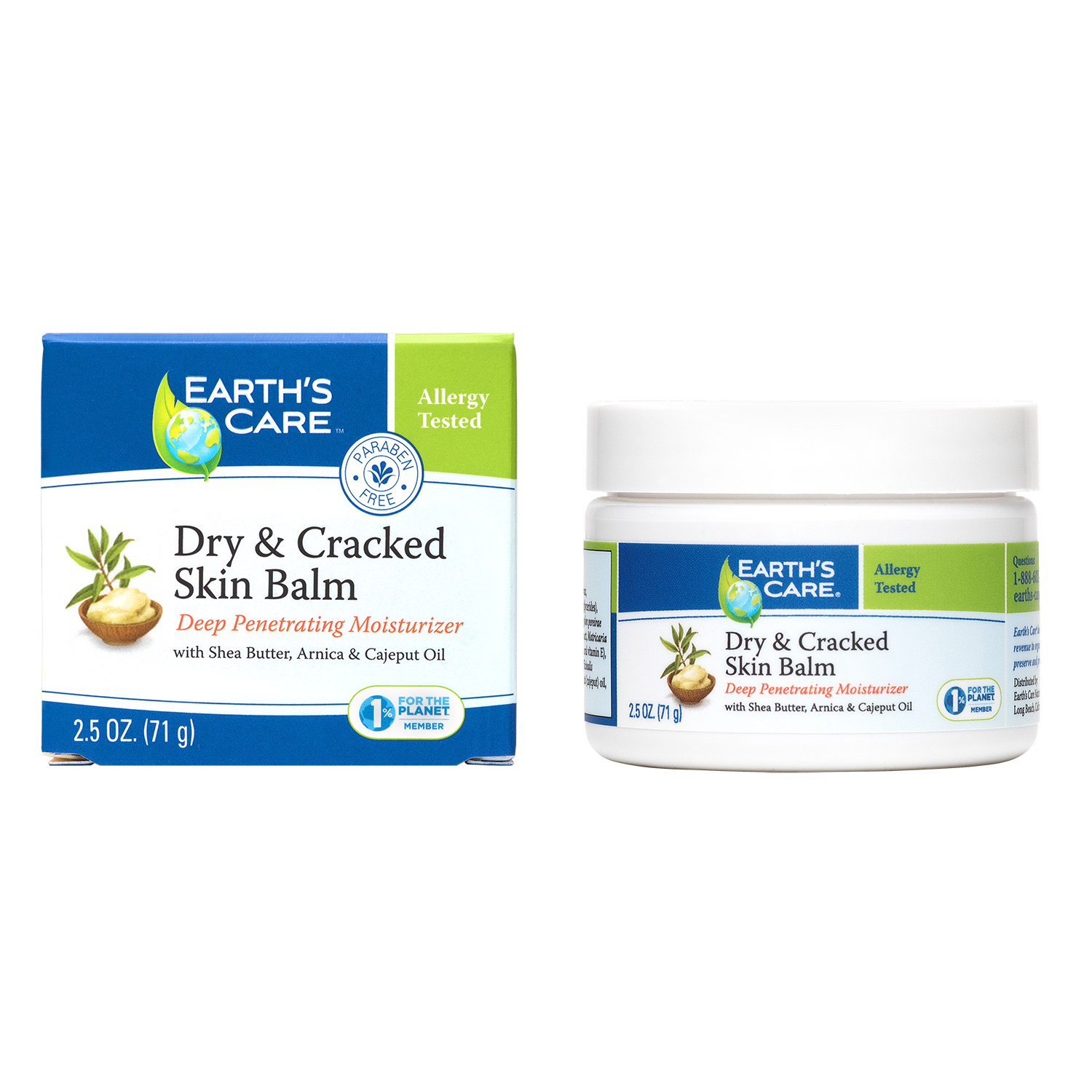 Bálsamo para piel seca y agrietada Earth's Care® 2.5 OZ (71 g)