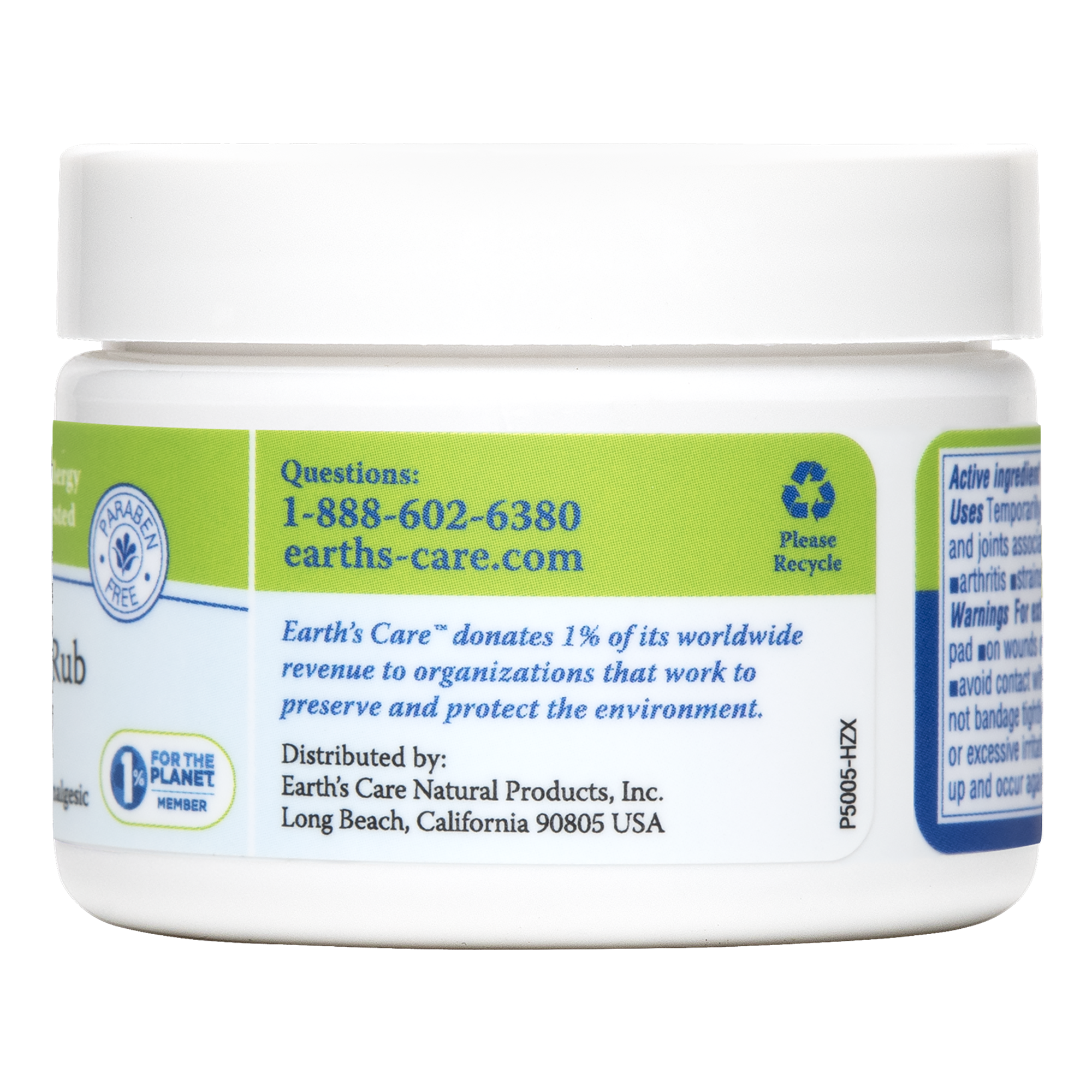 Earth's Care® Bálsamo Muscular y Articular 2.5 OZ (71 g)