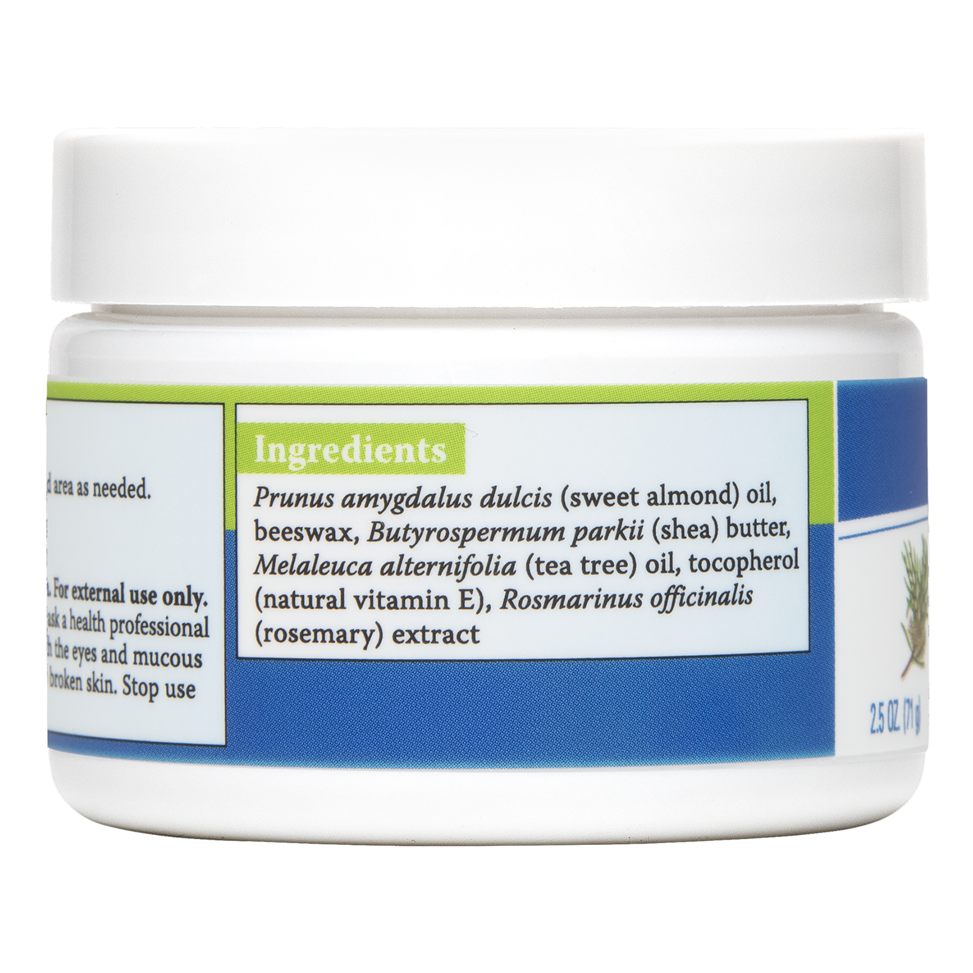 Earth's Care® Bálsamo de Aceite de Árbol de Té 2.5 OZ. (71 g)