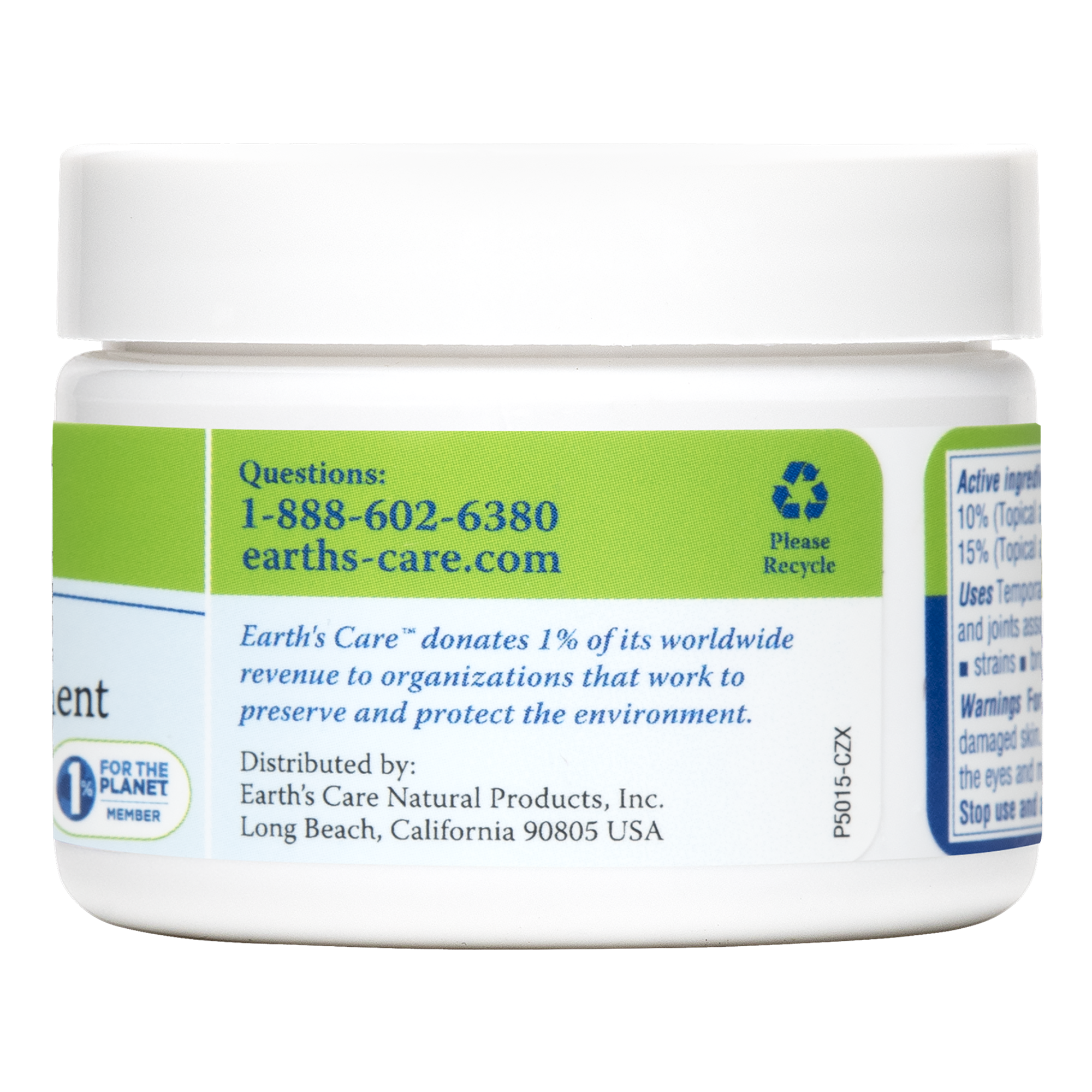 Earth's Care® Ungüento para el alivio del dolor 2.5 OZ (71 g)