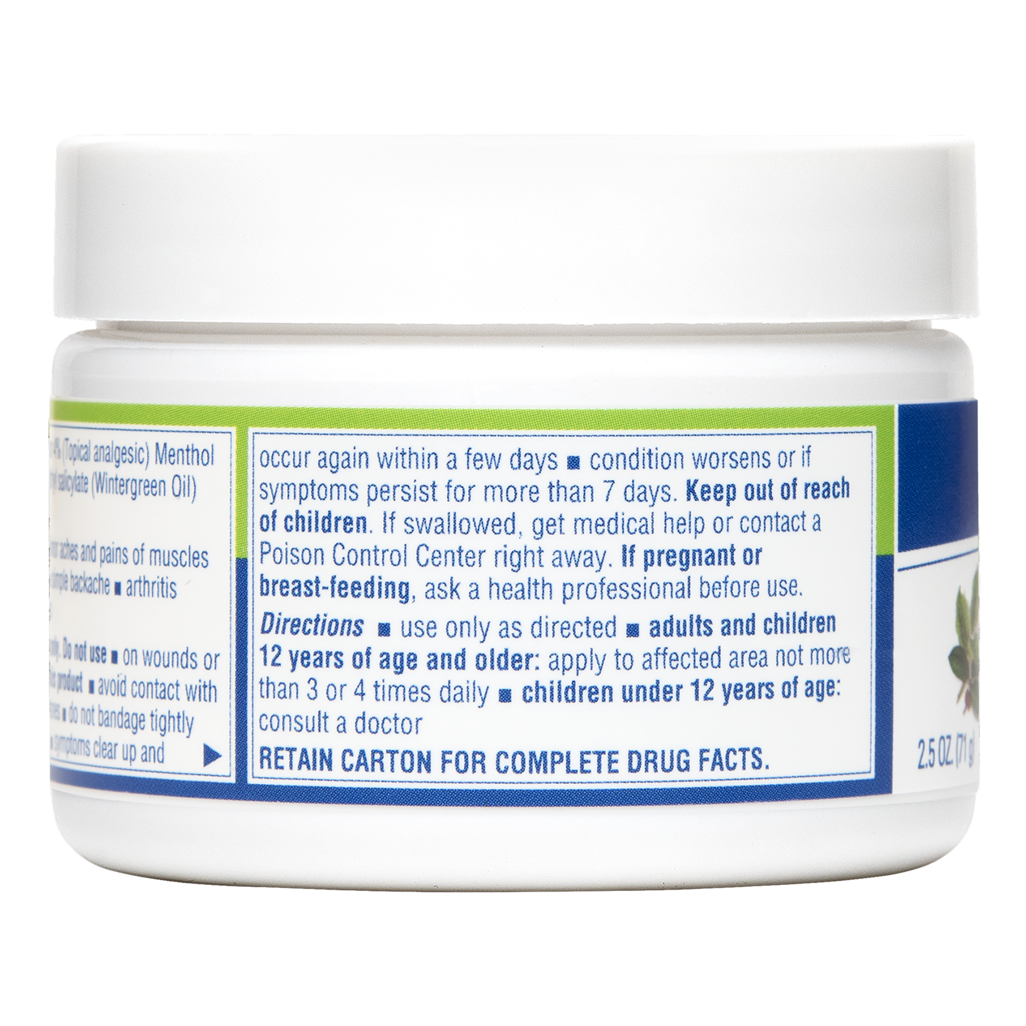 Earth's Care® Ungüento para el alivio del dolor 2.5 OZ (71 g)