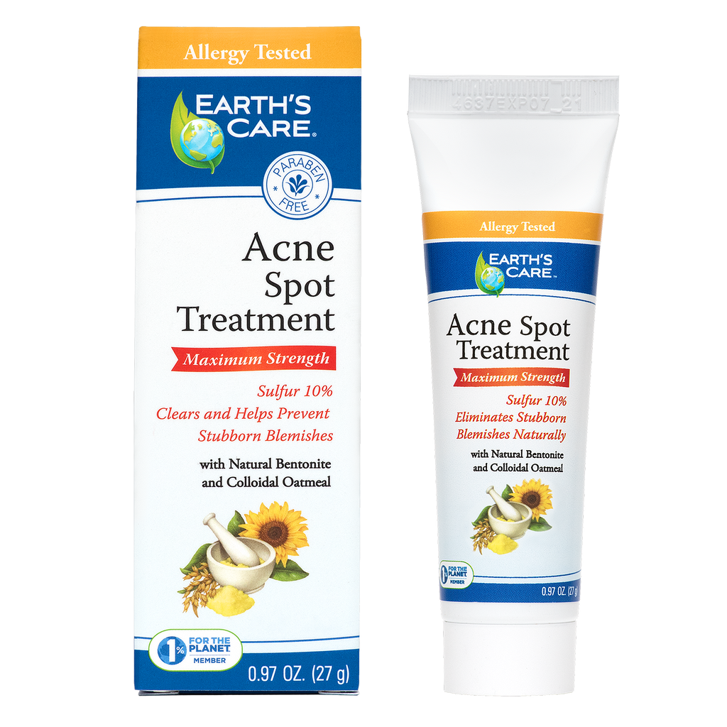 Earth's Care® Tratamiento Tópico para el Acné 10% Azufre 0.97 OZ (27g)