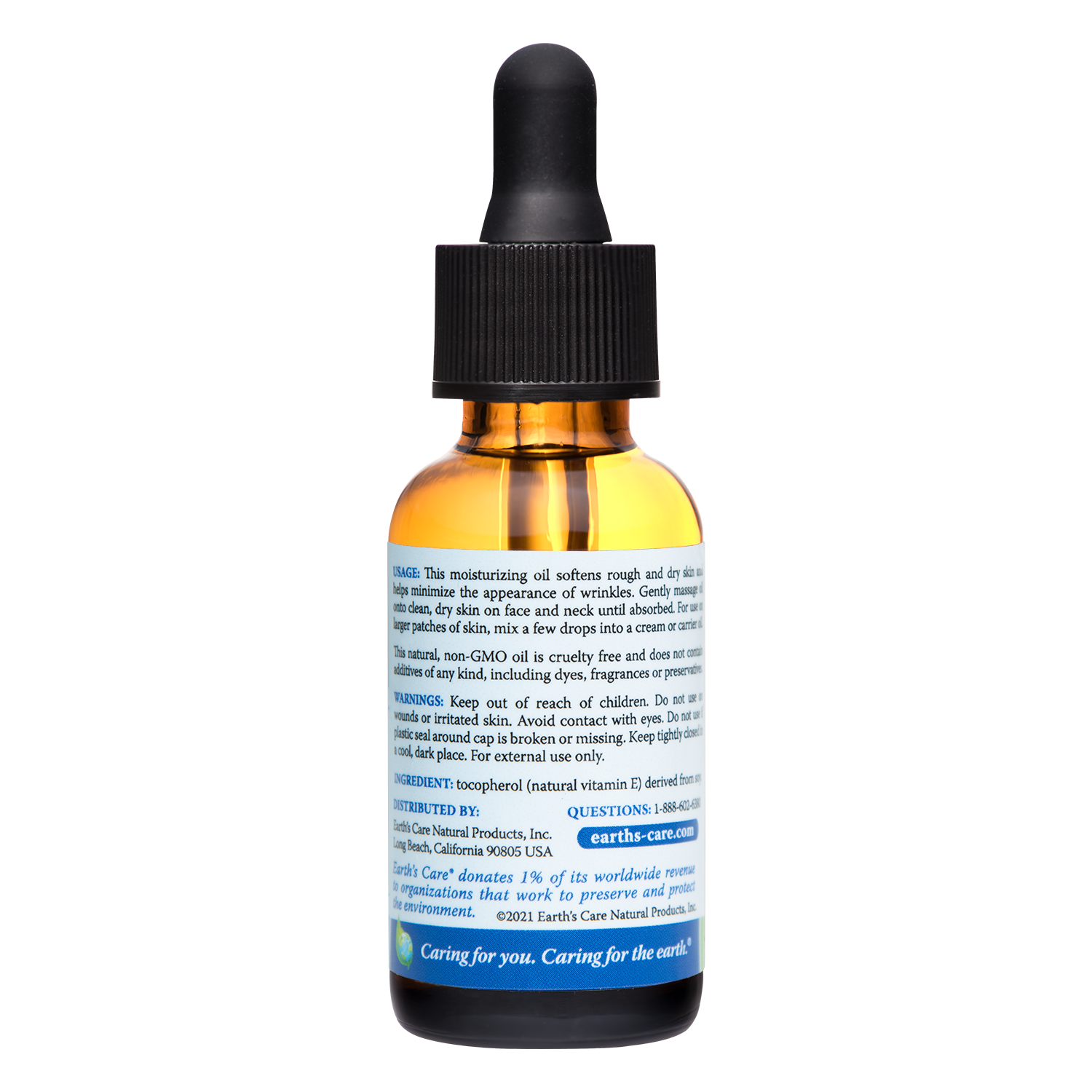 Aceite de vitamina E natural Earth's Care® 1 FL OZ (30 ml)