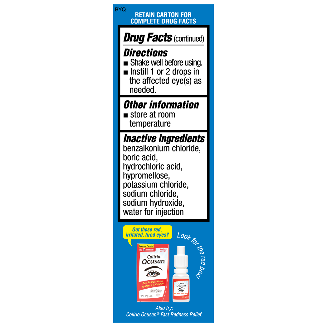 Ocusan® Gotas lubricantes para ojos secos 0.5 FL OZ (15 mL)