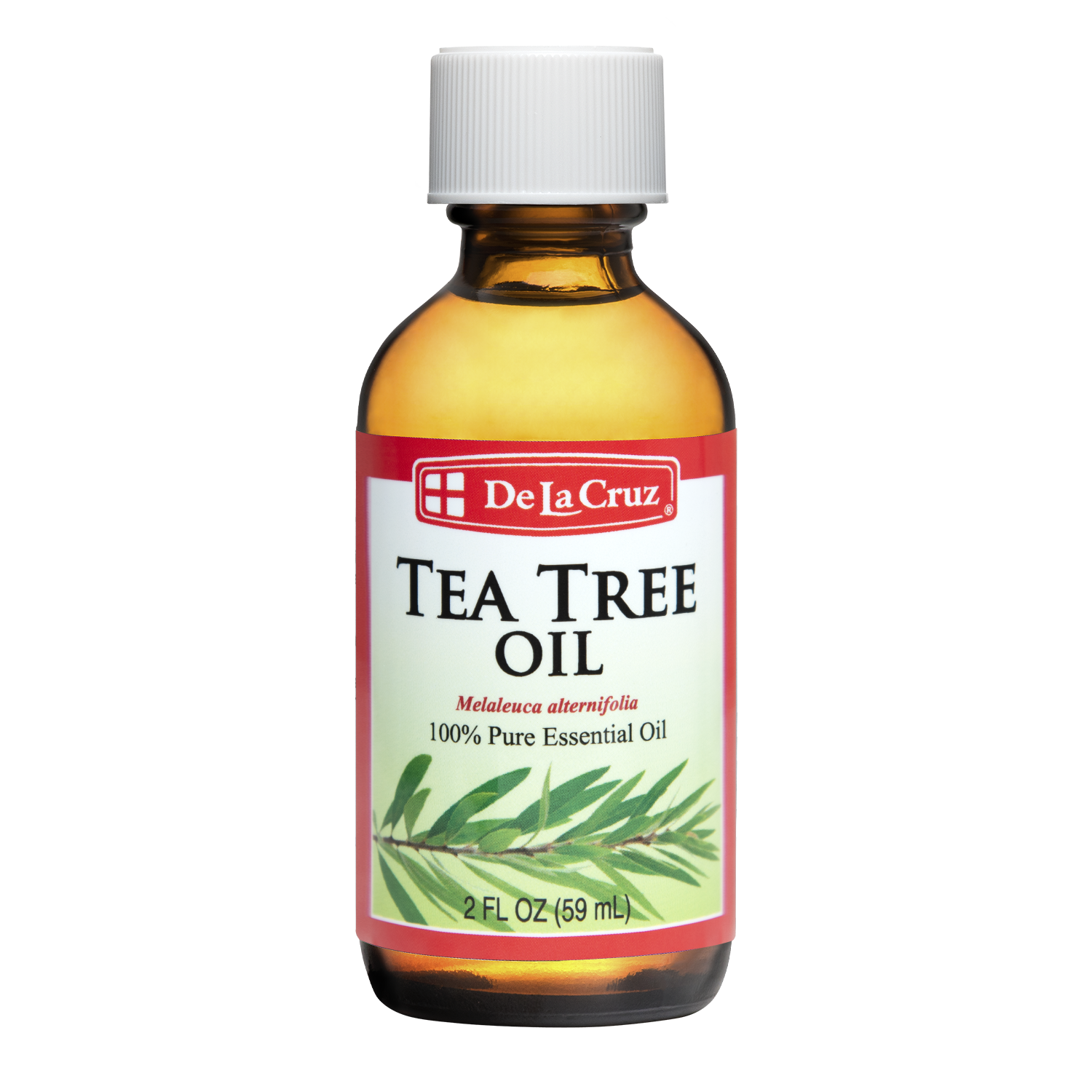 De La Cruz® Aceite Esencial de Árbol de Té Australiano 100% Puro 2 FL. OZ. (59 ml)