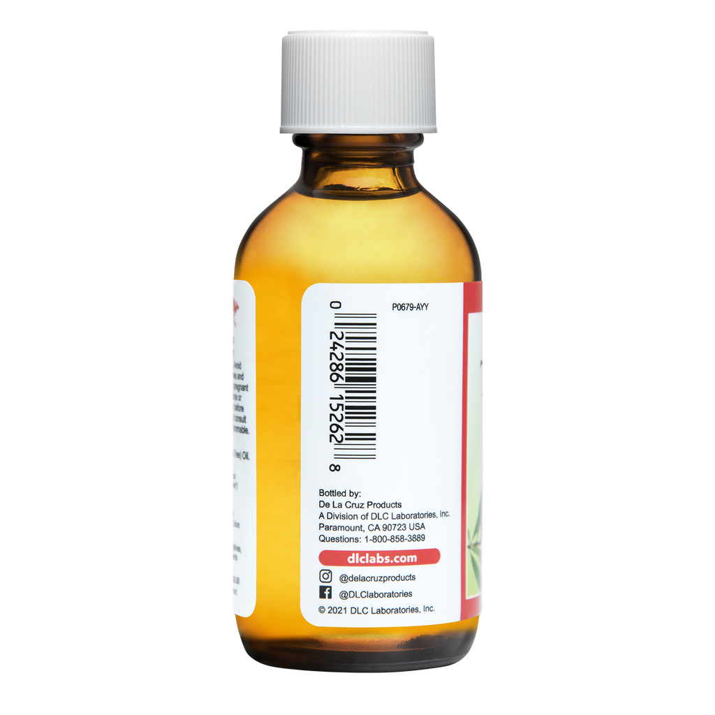 De La Cruz® Aceite Esencial de Árbol de Té Australiano 100% Puro 2 FL. OZ. (59 ml)