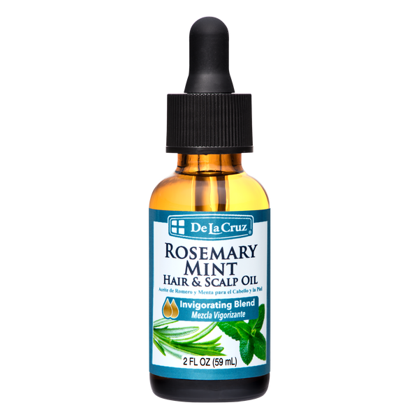 De La Cruz® Rosemary Mint Hair & Scalp Oil Blend 2 FL. OZ. (59mL)