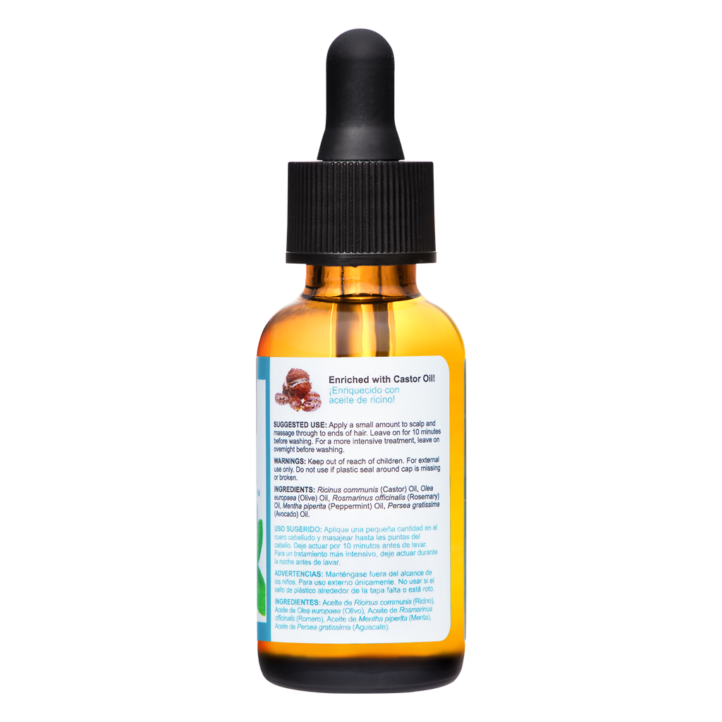 De La Cruz® Mezcla de aceite de romero y menta para cabello y cuero cabelludo 2 FL. OZ. (59mL)