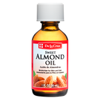 Aceite de Almendras Dulces Prensado por Expulsor De La Cruz® 1 FL. OZ. (30mL)