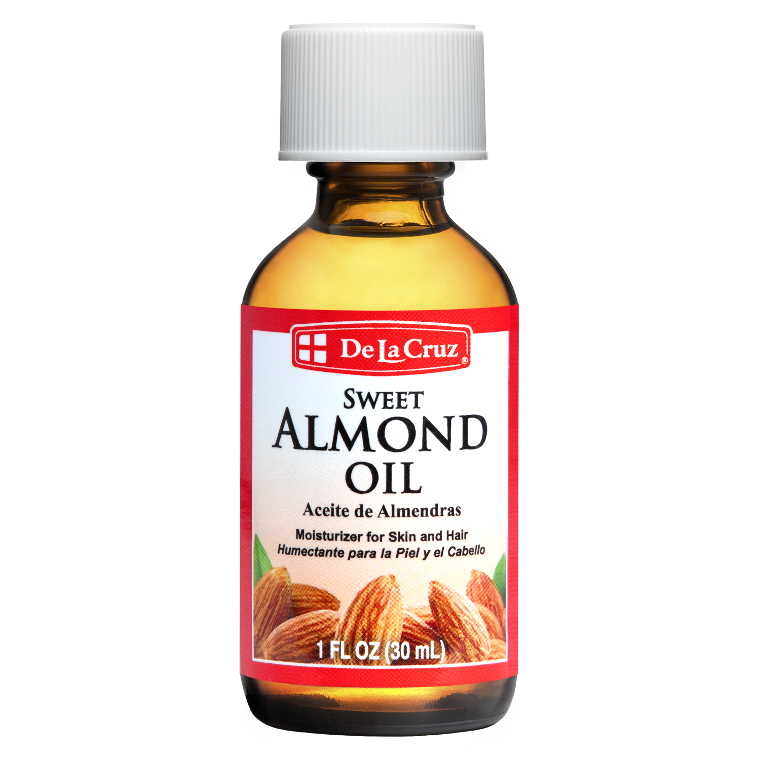 De La Cruz® Expeller-Pressed Sweet Almond Oil 1 FL. OZ. (30mL)