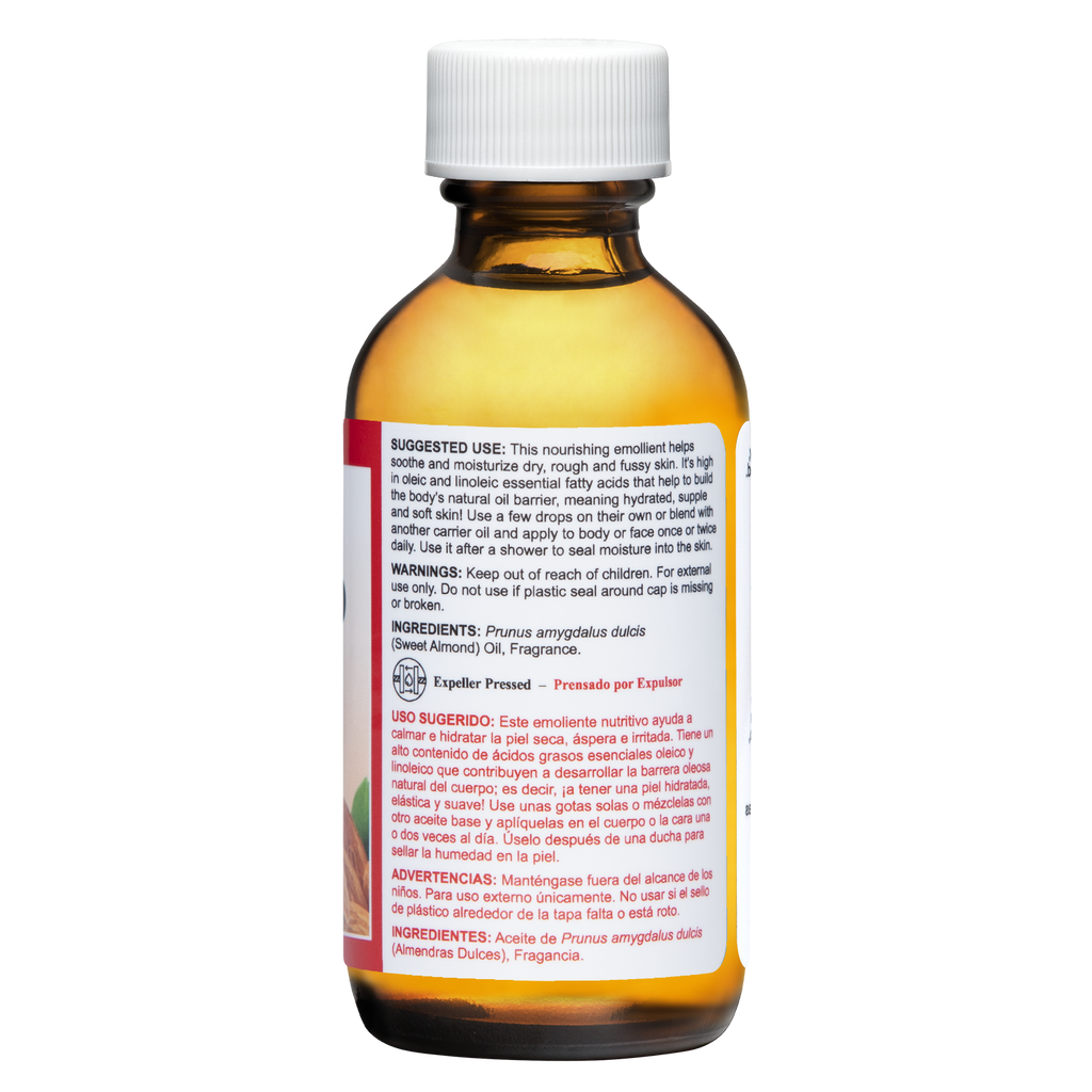 De La Cruz® Aceite de Almendras Dulces Prensado por Expulsión 2 FL. OZ. (59 mL)