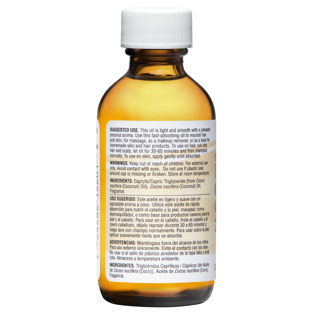De La Cruz® Aceite de Coco Líquido Fraccionado 2 FL. OZ. (59ml)