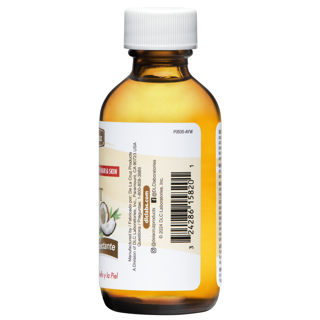 De La Cruz® Aceite de Coco Líquido Fraccionado 2 FL. OZ. (59ml)