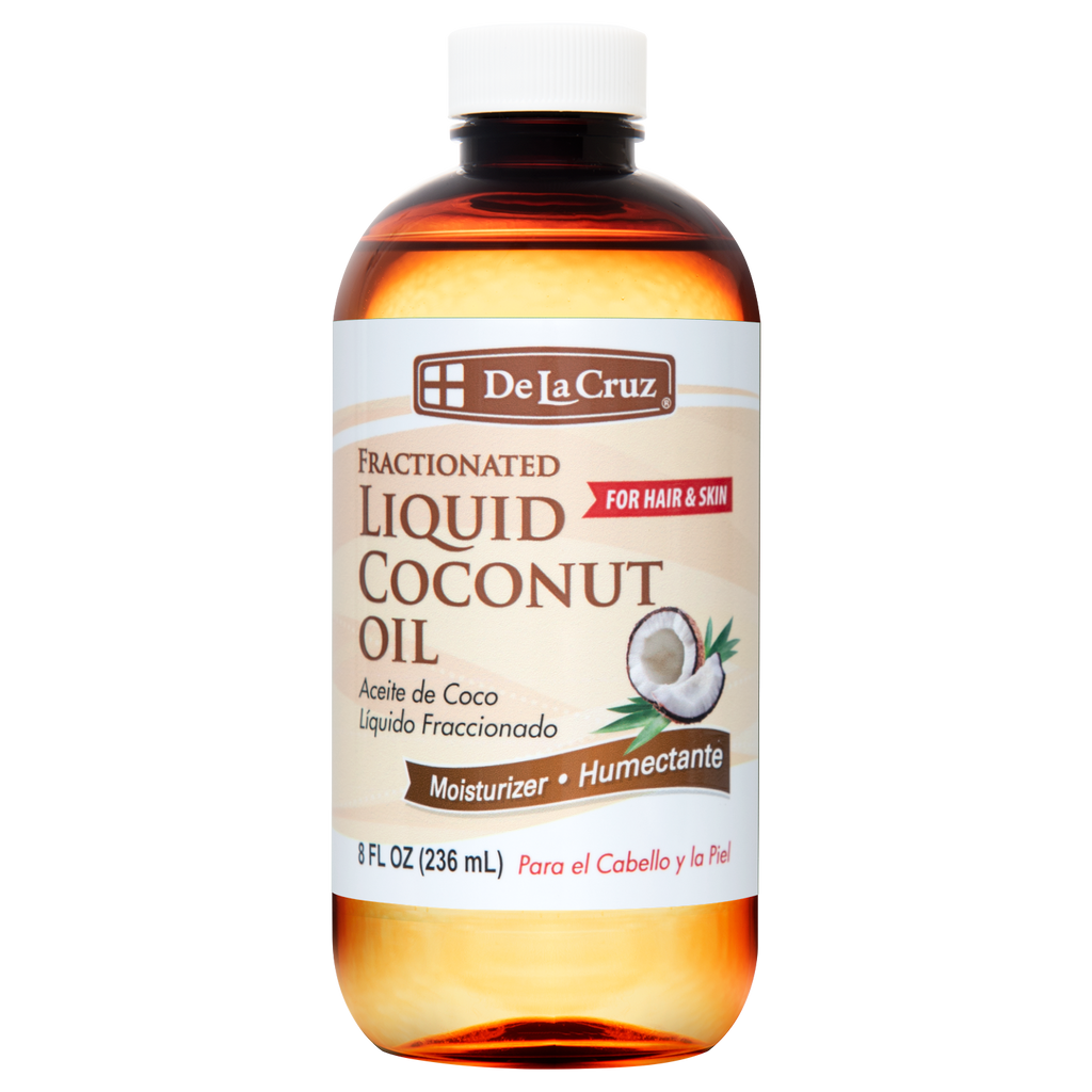 Aceite de Coco Líquido Fraccionado De La Cruz® 8 FL. OZ. (236 mL)
