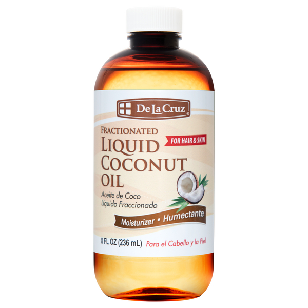 De La Cruz® Fractionated Liquid Coconut Oil 8 FL. OZ. (236 mL)