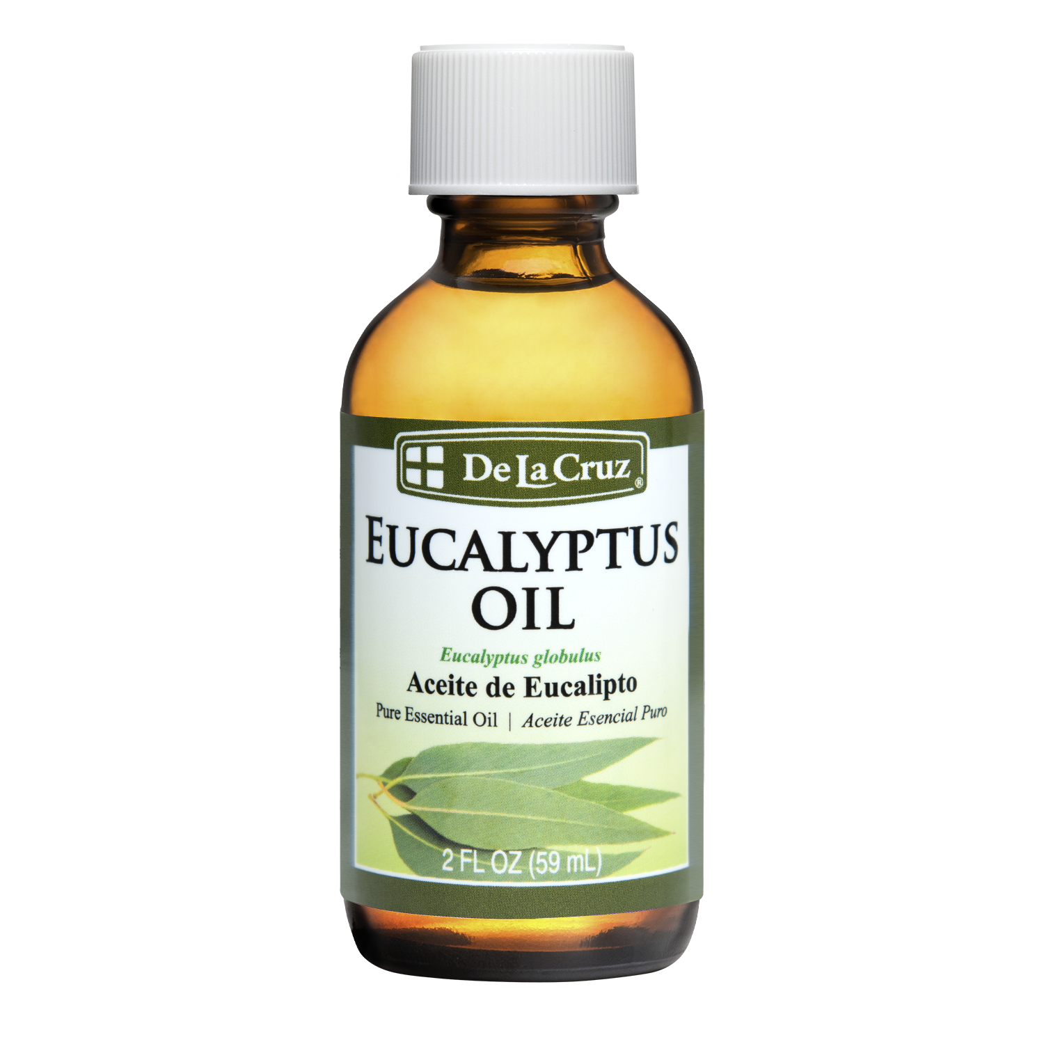 De La Cruz® Aceite Esencial de Eucalipto 100% Puro 2 FL. OZ. (59 mL)