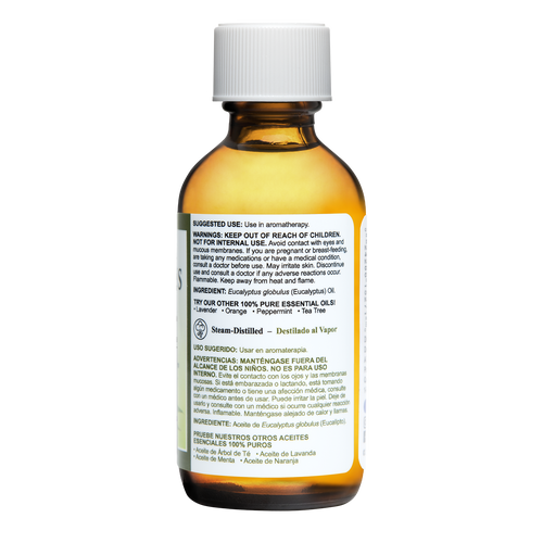 De La Cruz® Aceite Esencial de Eucalipto 100% Puro 2 FL. OZ. (59 mL)