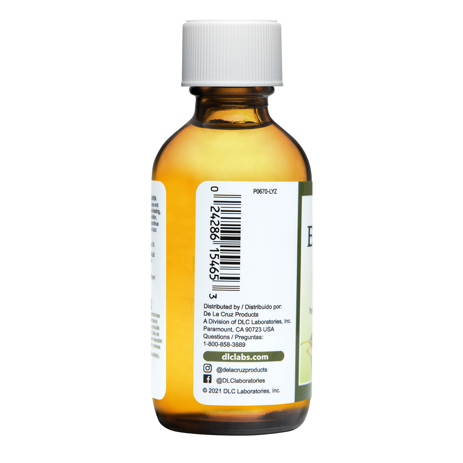 De La Cruz® Aceite Esencial de Eucalipto 100% Puro 2 FL. OZ. (59 mL)