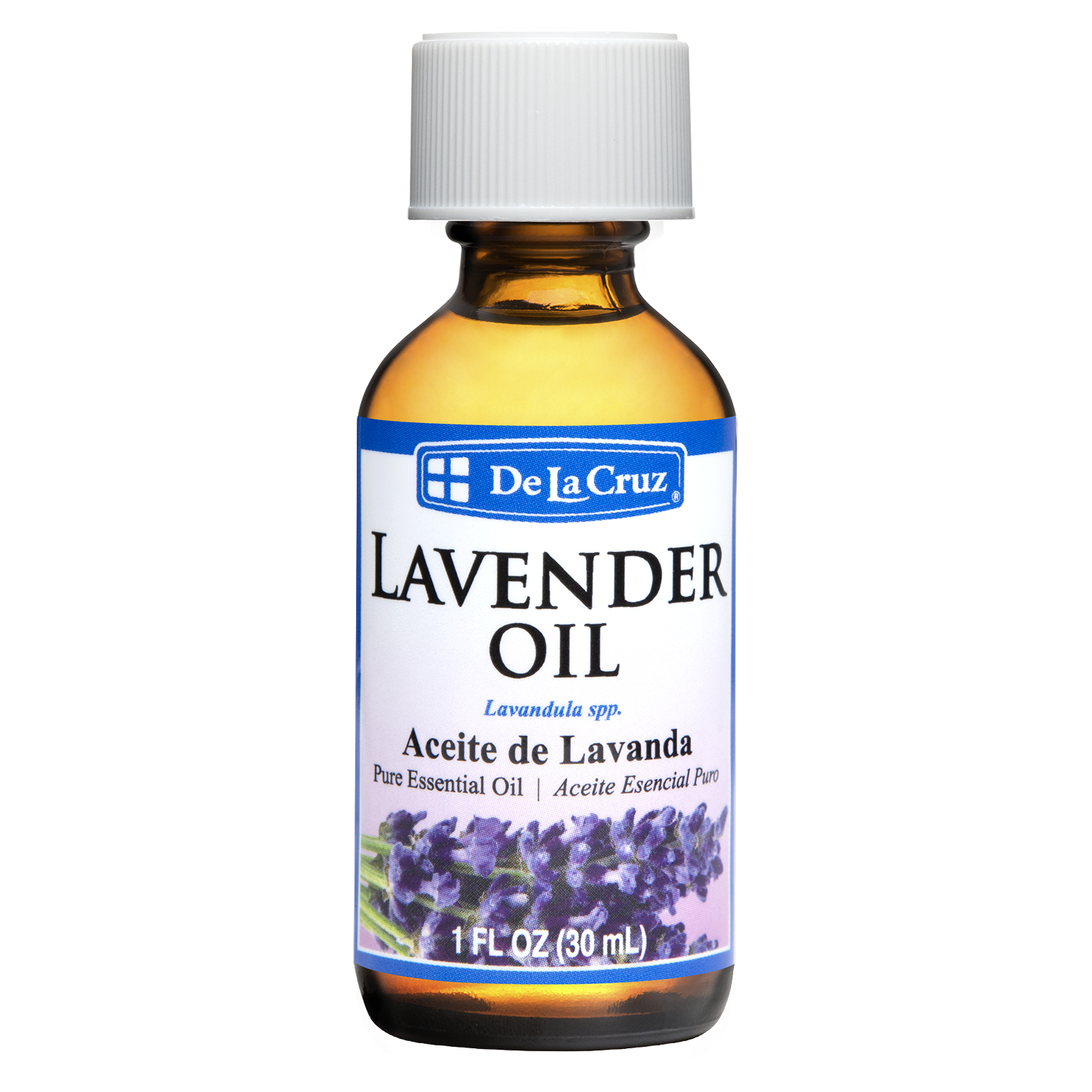 De La Cruz® Aceite Esencial de Lavanda 100% Puro 1 FL. OZ. (30 mL)