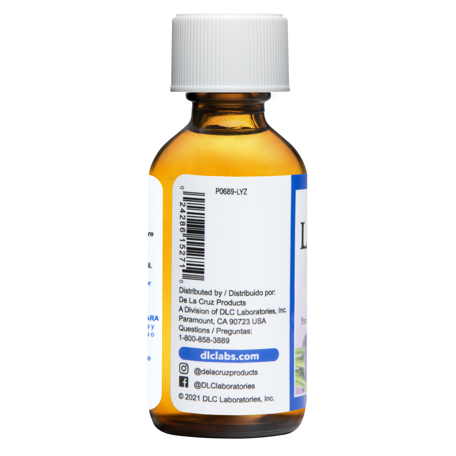 De La Cruz® Aceite Esencial de Lavanda 100% Puro 1 FL. OZ. (30 mL)