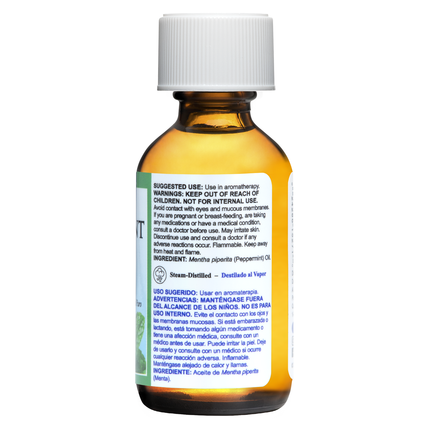 De La Cruz® Aceite Esencial de Menta 100% Puro 1 FL. OZ. (30 mL)