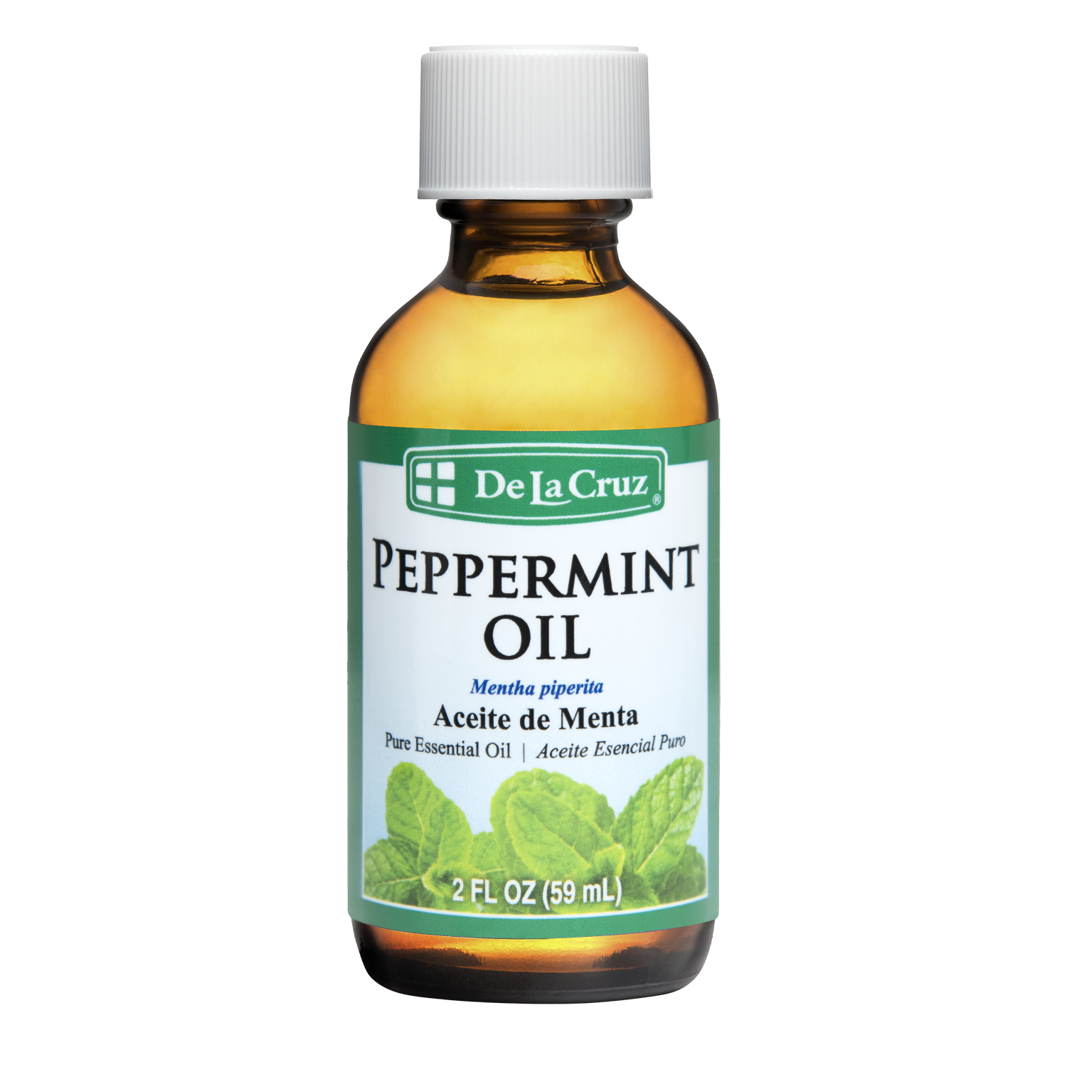 De La Cruz® Aceite Esencial 100% Puro de Menta Piperita 2 FL. OZ. (59 mL)