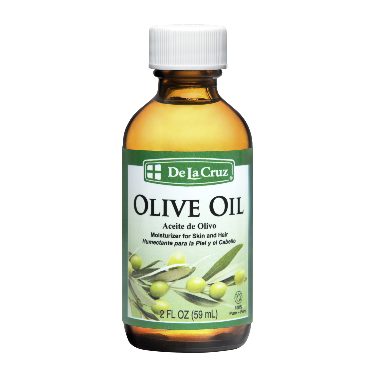 De La Cruz® 100% Pure Expeller-Pressed Olive Oil 2 FL. OZ. (59 mL)