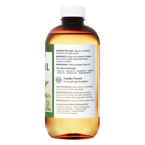 De La Cruz® 100% Pure Expeller-Pressed Olive Oil 8 FL. OZ. (236 mL