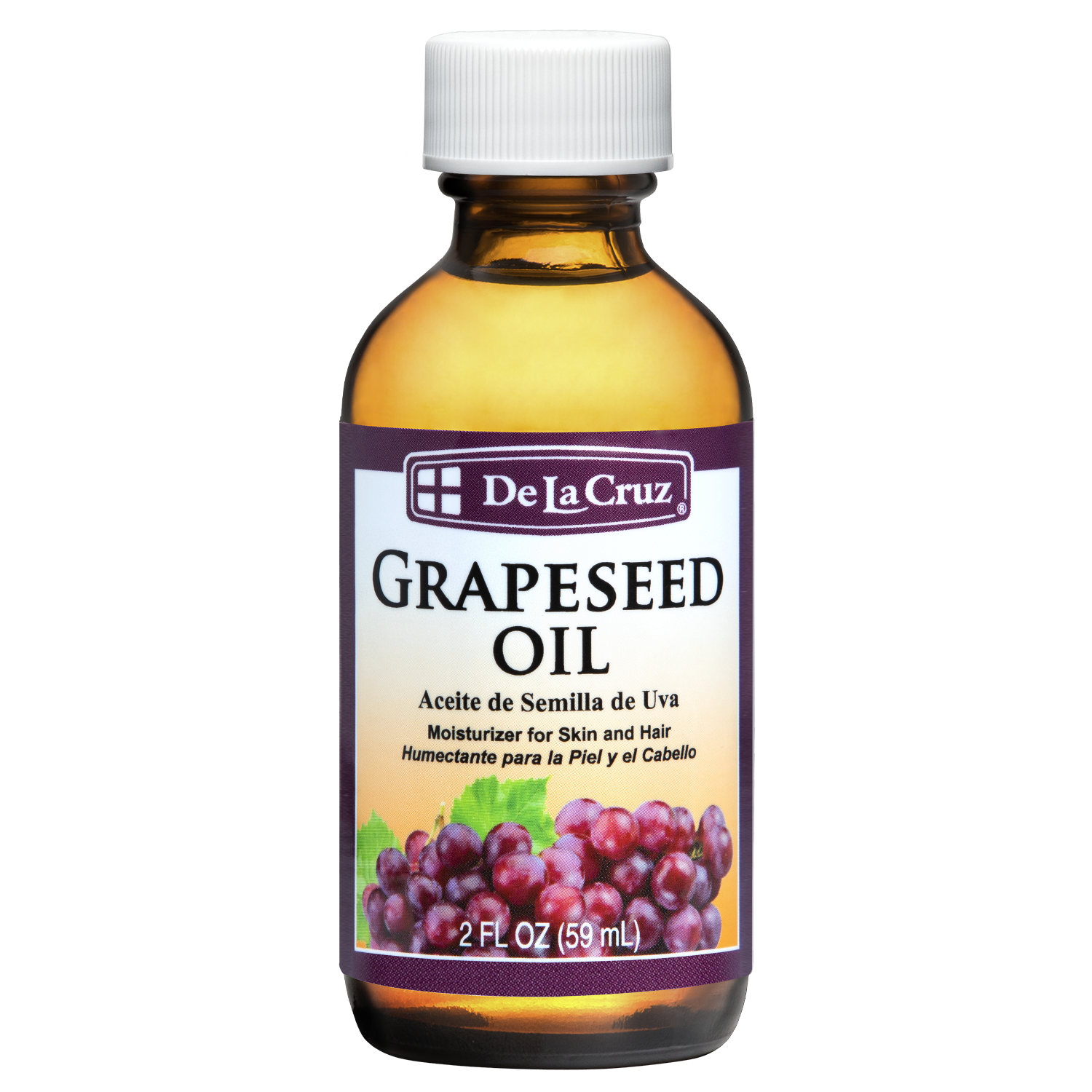De La Cruz® Expeller-Pressed Grapeseed Oil 2 FL. OZ. (59 mL)