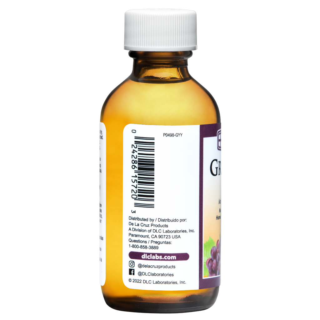 De La Cruz® Aceite de Semilla de Uva Prensado por Expulsión 2 FL. OZ. (59 mL)