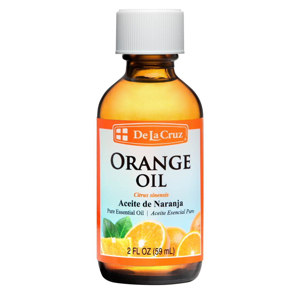 De La Cruz® Aceite Esencial de Naranja 100% Puro Prensado en Frío 2 FL. OZ. (59 ml)