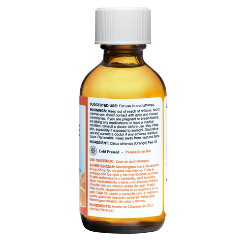 De La Cruz® Aceite Esencial de Naranja 100% Puro Prensado en Frío 2 FL. OZ. (59 ml)
