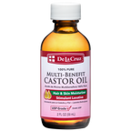 De La Cruz® Aceite de ricino 100% puro prensado por expulsor, grado USP 2 FL. OZ. (59 ml)